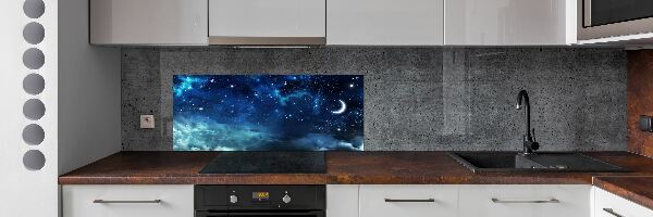 Cooker splashback Starry sky