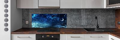 Cooker splashback Starry sky