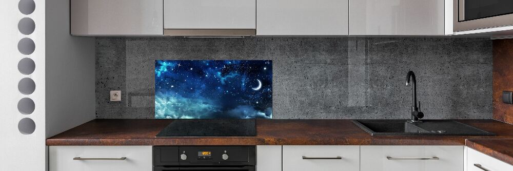 Cooker splashback Starry sky