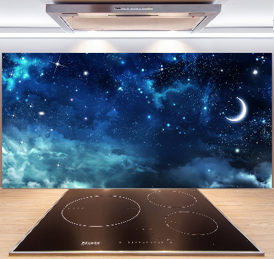 Cooker splashback Starry sky