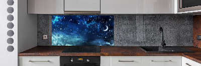 Cooker splashback Starry sky