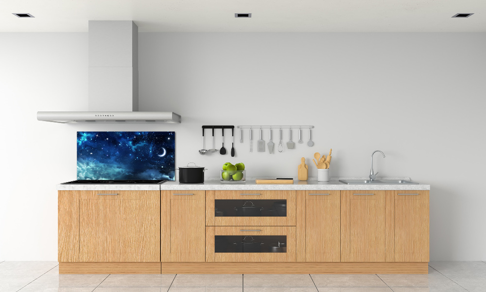 Cooker splashback Starry sky