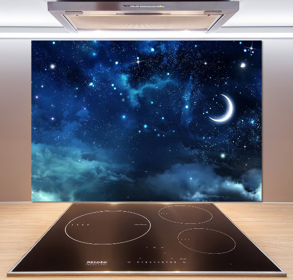 Cooker splashback Starry sky