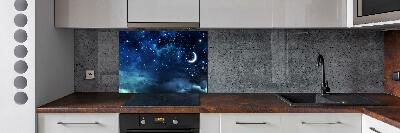 Cooker splashback Starry sky