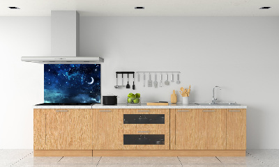 Cooker splashback Starry sky