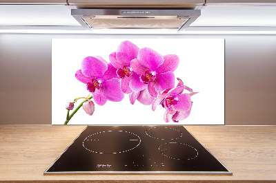 Kitchen splashback Pink orchid