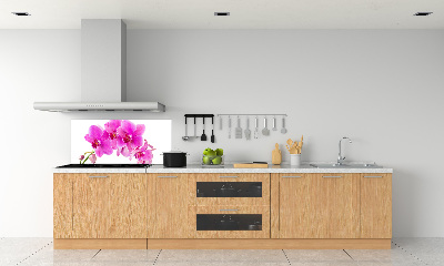 Kitchen splashback Pink orchid