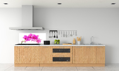 Kitchen splashback Pink orchid