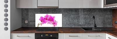 Kitchen splashback Pink orchid