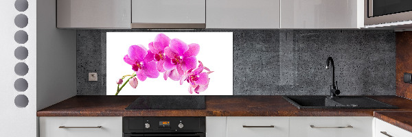 Kitchen splashback Pink orchid