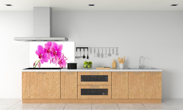 Kitchen splashback Pink orchid