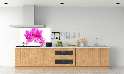 Kitchen splashback Pink orchid