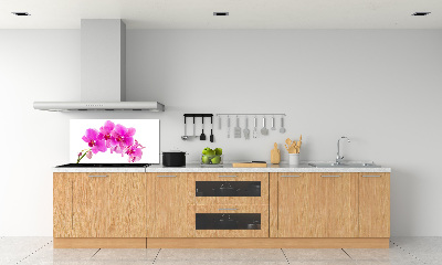 Kitchen splashback Pink orchid