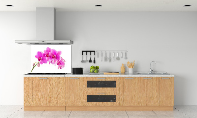 Kitchen splashback Pink orchid