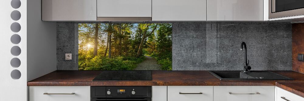 Kitchen splashback Forest