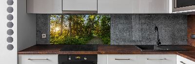 Kitchen splashback Forest