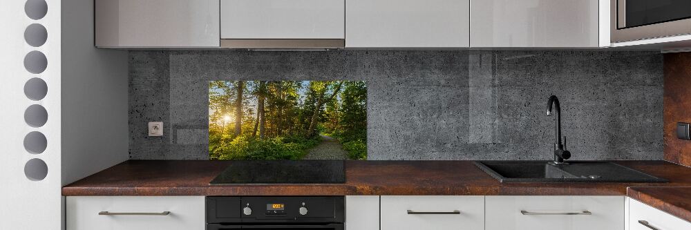 Kitchen splashback Forest