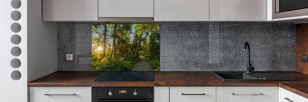 Kitchen splashback Forest