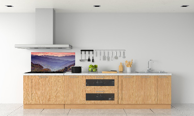 Kitchen splashback Sunset of the mountain