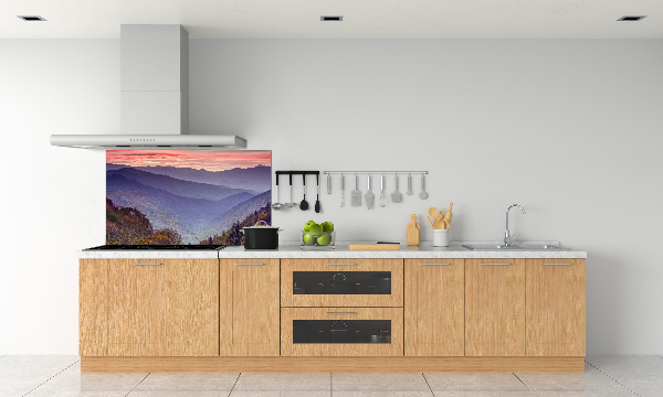 Kitchen splashback Sunset of the mountain