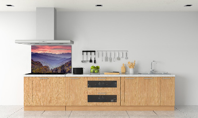 Kitchen splashback Sunset of the mountain