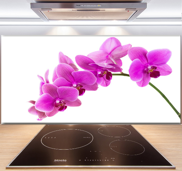 Kitchen splashback Pink orchid