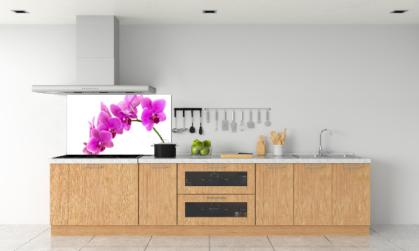 Kitchen splashback Pink orchid