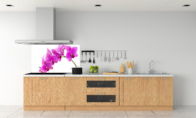 Kitchen splashback Pink orchid