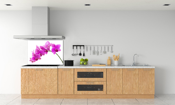 Kitchen splashback Pink orchid