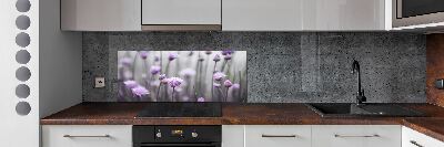 Kitchen splashback Chives flowers