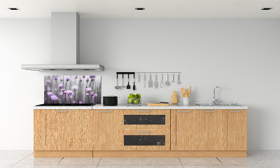 Kitchen splashback Chives flowers