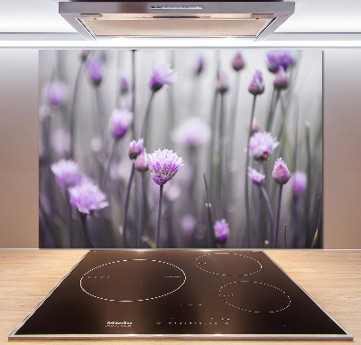 Kitchen splashback Chives flowers