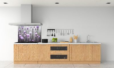 Kitchen splashback Chives flowers