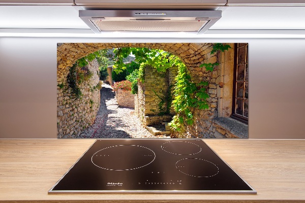 Cooker splashback Charming street