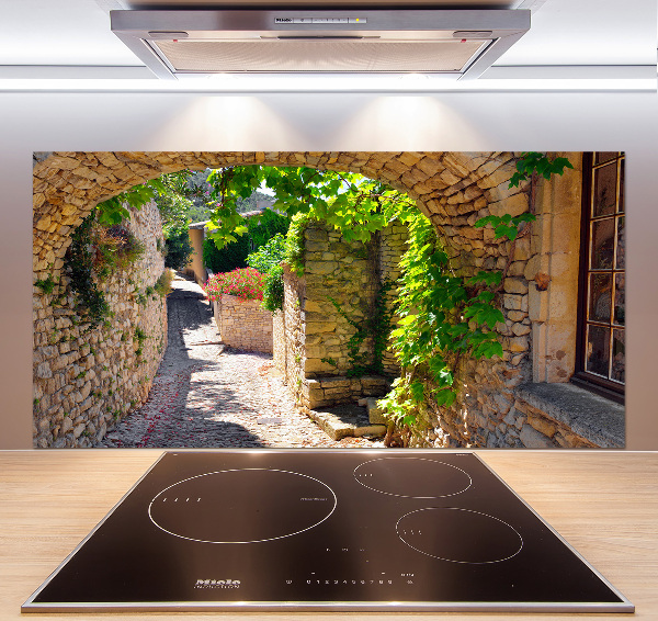 Cooker splashback Charming street