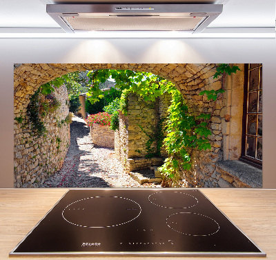 Cooker splashback Charming street