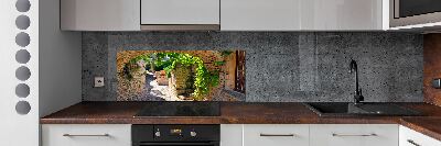 Cooker splashback Charming street