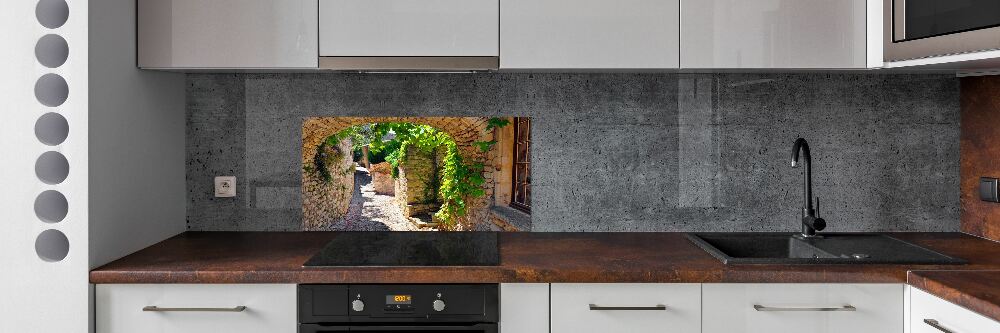 Cooker splashback Charming street