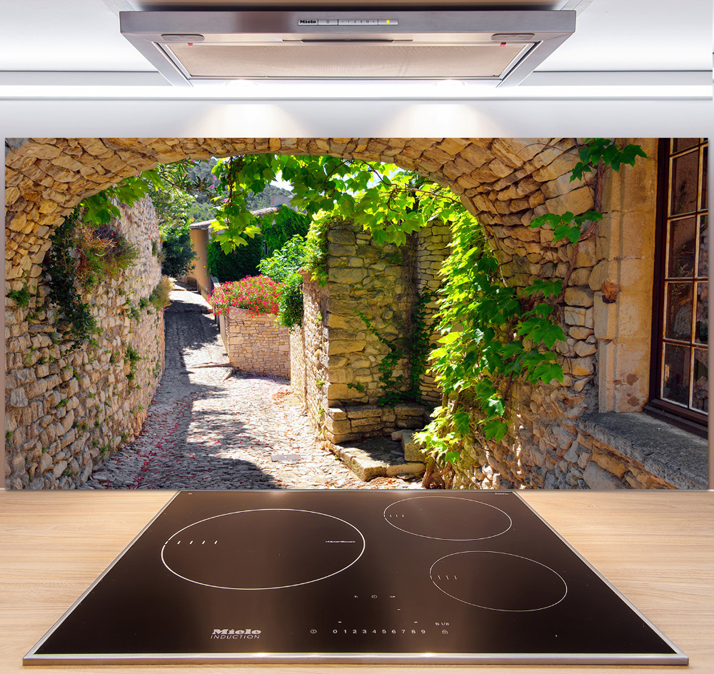 Cooker splashback Charming street