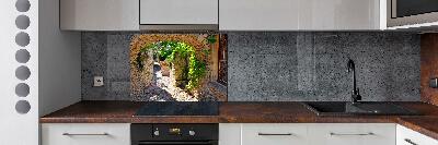 Cooker splashback Charming street