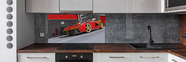 Kitchen splashback Racer