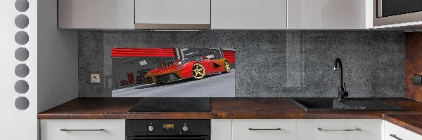 Kitchen splashback Racer