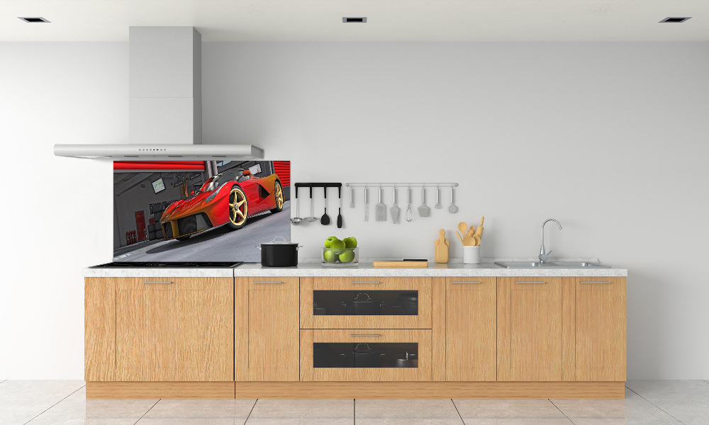 Kitchen splashback Racer