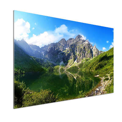 Kitchen splashback Morskie Oko Tatry