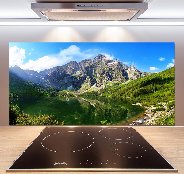 Kitchen splashback Morskie Oko Tatry