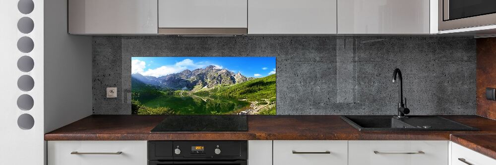 Kitchen splashback Morskie Oko Tatry