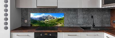 Kitchen splashback Morskie Oko Tatry