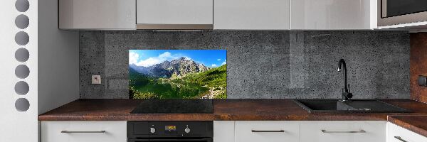 Kitchen splashback Morskie Oko Tatry