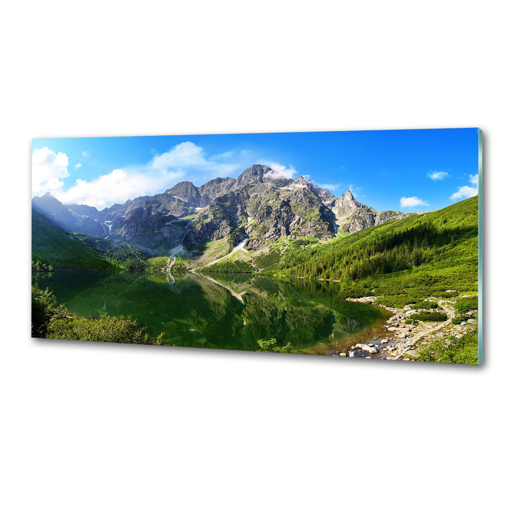 Kitchen splashback Morskie Oko Tatry