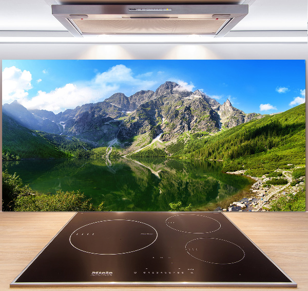 Kitchen splashback Morskie Oko Tatry